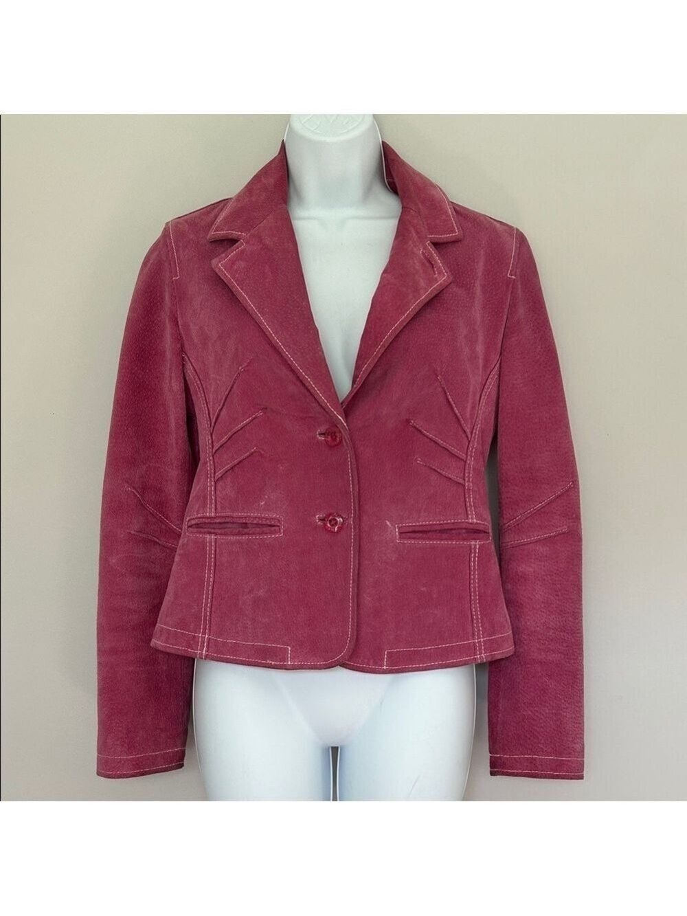 Wilson’s Vintage Pink Suede Jacket /Maxima Line